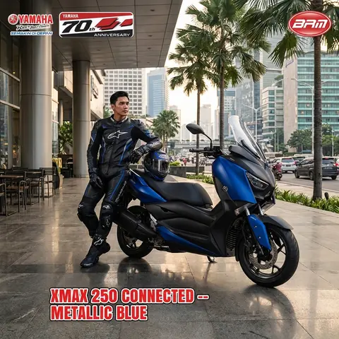 XMAX 250 Connected 2026: Fitur yang Anda Dapat