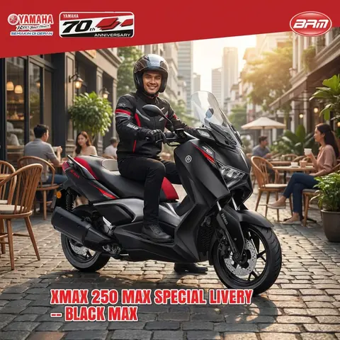 XMAX 250 MAX Special Livery: Harga dan Bedanya