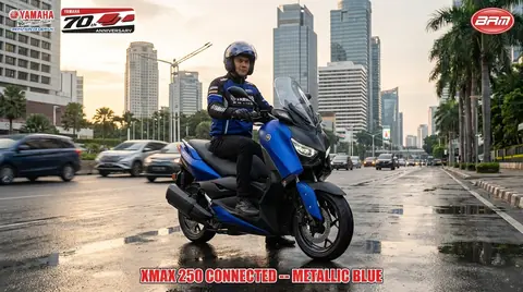 Ulasan Warna Baru Xmax Connected XMAX 250 Connected 2026: Tampilan Premium untuk Gaya Hidup Urban Maret